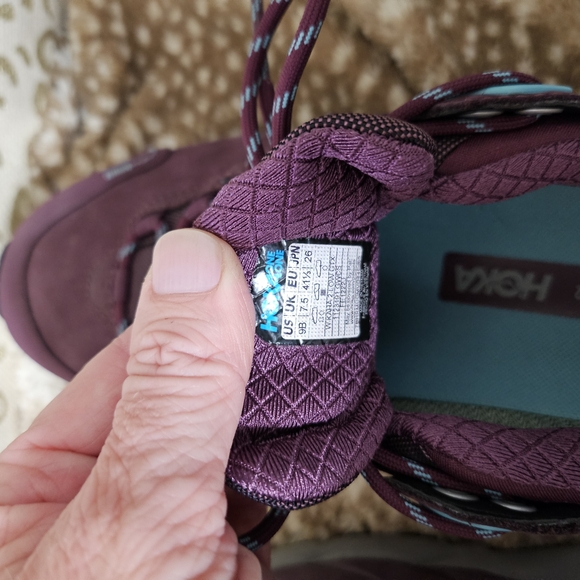Hoka One One KAHA 2 Purple Athletic Shoes for Outdoor Adventures. WORN ONCE - Picture 8 of 11